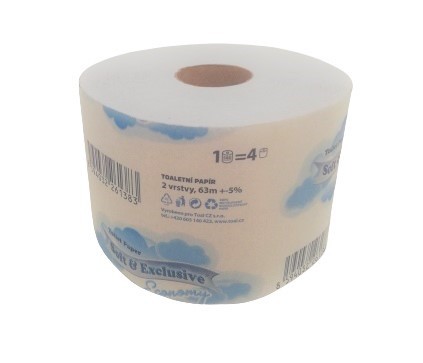 TP Soft Economy 2vr 63m | Papírové a hygienické výrobky - Toaletní papíry - Vícevrstvý